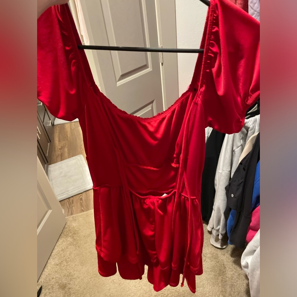 red romper - Picture 3 of 4